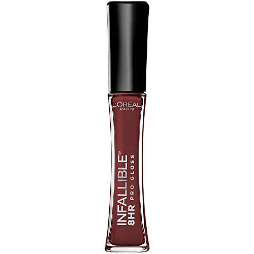 L’Oreal Paris Makeup Infallible 8 Hour Hydrating Lip Gloss, Raisin, 0.5 Ounce L'Oreal Paris