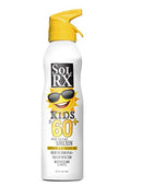 SolRX KID's SPORT SPRAY SPF 60+ Sunscreen - Continuous Spray - 6oz. SolRX