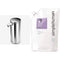 simplehuman 9 oz. Touch-Free Rechargeable Sensor Liquid Soap Pump Dispenser, Polished Stainless Steel & Lavender Moisturizing Liquid Hand Soap Refill Pouch, 34 Fl. Oz simplehuman