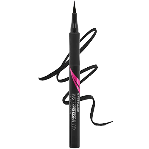 Maybelline Eyestudio Master Precise All Day Liquid Eyeliner, Black, 0.034 Ounce Maybelline New York