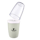 Toothbrush Cup Portable Toothbrush Holder Multifunction Travel Cup Organizer Toothbrush Case and Carrier for Bathroom School Business Trip (Green) Jeopace