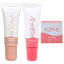 Kopari Coconut Lip Glossy Variety Bundle, Lip Gloss (2), Exfoliating Coconut Lip Scrubby (1), Hydrating & Moisturizing 100% Organic Coconut Oil, Vitamin E & Shea Butter, Non GMO, Vegan, Sulfate Free Kopari
