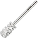 USA Pana 3/32" Safety Nail Carbide - Smooth Round Top Large Barrel Head for Electric Dremel Drill Machine - Grit Size: (5XC to Extra Fine) (5X Coarse, Large Barrel - Silver) PANA