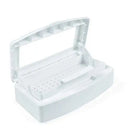 YoleShy Professional Plastic Sterilizing Tray,Clean Sterilizer Box Storage Organizer for Nail,Tweezers,Hair Salon,Spa & Cutter Manicure Equipment-Nail Art Tool YoleShy