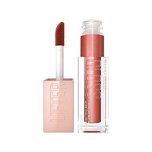 Maybelline Lip Lifter Hydrating Lip Gloss with Hyaluronic Acid, Topaz, 0.18 Ounce Maybelline New York