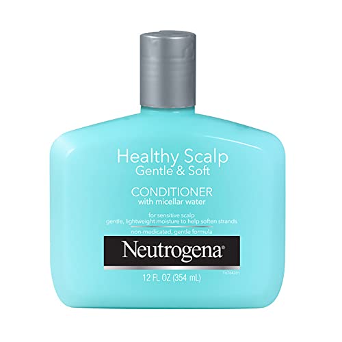 Neutrogena Gentle & Soft Healthy Scalp Conditioner for Sensitive Scalp & Lightweight Moisture, with Micellar Water, pH-Balanced, Paraben & Phthalate-Free, Color-Safe, 12oz Neutrogena
