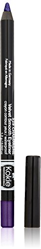 Kokie Cosmetics Waterproof Velvet Smooth Eyeliner Pencil, Eggplant, 0.042 Ounce Kokie