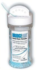 BridgeAid Dental Floss Threader Bottle 150, 3 Pack BridgeAid