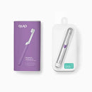 quip Kids Electric Toothbrush - Sonic Toothbrush with Small Brush Head, Travel Cover & Mirror Mount, Soft Bristles, Timer, and Rubber Handle - Purple Quip