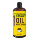 Pure Fractionated Coconut Oil - Big 32 fl oz Bottle - Non-GMO, 100% Natural, Lightweight Massage Oil for Massage Therapy on Skin, Hair, More - Perfect Carrier Oil for Essential Oils Seven Minerals