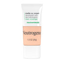 Neutrogena Clear Full-Coverage Flawless Matte CC Color Correcting Cream Face Makeup with Niacinamide (b3), Oil/Fragrance/Paraben & Phthalate Free, Shell, 1 Fl Oz Neutrogena