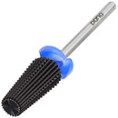 PANA Nail Carbide 5 in 1 Bit - Two Way Rotate use for Both Left and Right Handed - Fast remove Acrylic or Hard Gel - 3/32" Shank - Manicure, Nail Art, Drill Machine (Medium - M, Black) PANA