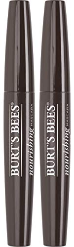 Burts Bees 100% Natural Nourishing Mascara, Classic Black - 0.4 Ounce (Pack of 2) Burt's Bees