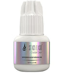 Crystal Clear Eyelash Extension Glue - Stacy Lash (0.17fl.oz / 5ml)/ 1 Sec Drying time/Retention – 8 Weeks/Transparent Extra Strong Evolution Adhesive - Maximum Bonding Power/Professional Use Only STACY LASH