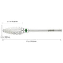 Pana 3/32" Safety Bit Nail Carbide Bit - For Electric Dremel Drill Machine (Coarse, Large Cone - Silver) PANA