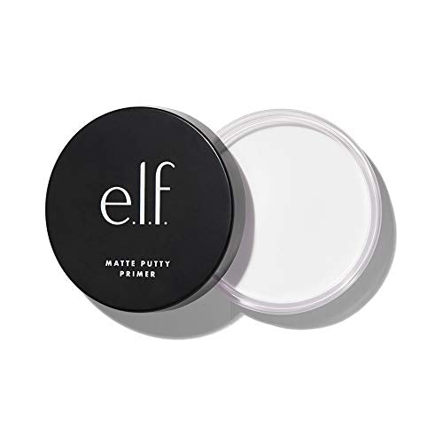 e.l.f, Matte Putty Primer, Skin Perfecting, Lightweight, Oil-free formula, Mattifies, Absorbs Excess Oil, Fills in Pores and Fine Lines, Soft, Matte Finish, All-Day Wear, 0.74 Oz e.l.f.