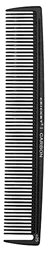 Cricket C25 Professional Hair Stylist Multi-Purpose Carbon Comb Anti-Static Heat Resistant Styling Detangling Sectioning Combs for All Hair Types Cricket