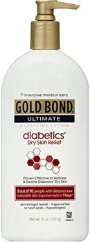 Gold Bond Ultimate Hydrating Lotion, Diabetics Dry Skin Relief 18 oz Gold Bond