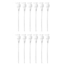 GETi Small 2cc Discharge Pump Dispenser- 12 Pack Teardrop - Lotion, Liquid, Soap, Hand Sanitizer - Fits Liter Shampoo - Conditioner Jugs - Ideal for Home or Office - Size 28/410 Geti Beauty