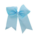 Sky Blue Jumbo Bow Clip with Tails Motique Accessories
