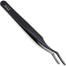 RÄZ Eyelash Applicator for False Volume Fake Lash Extension Remover Precision Tool Tweezer Nipper Clip (Jet Black) RÄZ