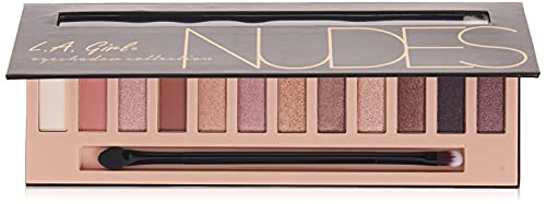 L.A. Girl Beauty Brick Eyeshadow, Nudes, 0.42 Ounce L.A. Girl