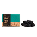 Vegan Bamboo Charcoal Dental Floss Refills 5-Pack | 5 x 33 Yards | Eco-Friendly Floss - Plant-Based Candelilla Wax Floss with Natural Mint Flavoring Hemlock Home Brewing