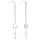 Waterpik DT-100E Implant Denture Replacement Tips Water Flosser Tip Replacement, Clear, 2 Count Waterpik