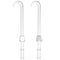 Waterpik DT-100E Implant Denture Replacement Tips Water Flosser Tip Replacement, Clear, 2 Count Waterpik