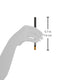Kokie Cosmetics Waterproof Velvet Smooth Eyeliner Pencil, Gilded Gold, 0.042 Ounce Kokie