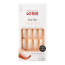 KISS Salon Acrylic Natural Nails KSAN (1 PACK, KSAN05) KISS