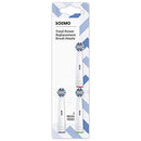 Amazon Brand - Solimo Total Power Replacement Brush Heads, 3 Count (Fits Most Oral-B Electric Toothbrushes) Solimo