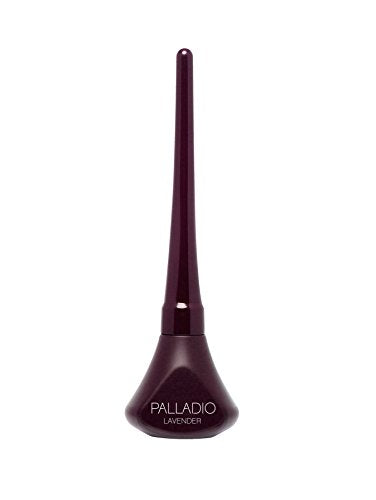 Palladio Liquid Eyeliner, Lavender, Highly Pigmented and Waterproof Eyeliner, For Intense Eye Definition, Smear-proof Eyeliner Liquid, Includes Easy Grip Wand and Felt Tip Eyeliner Applicator Palladio