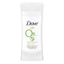 Dove 0% Aluminum Deodorant Stick Non irritating for Underarm Care Cucumber and Green Tea, 2.6 Oz Dove