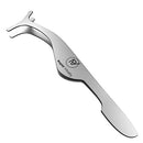 False Eyelash Applicator: Eyelash Extensions Tweezers for Easy Lash Application and Removal – Adjust and Repair Your Lashes in an Instant – Stainless Steel (Silver) Rapid Vitality
