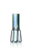 Revlon Nail Enamel, Chip Resistant Nail Polish, Glossy Shine Finish, in Black/Grey, 135 Molten Magic, 0.5 oz REVLON