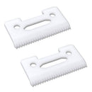 Professional Stagger-Tooth Clipper Replacement ceramic Blades 2-Hole