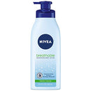 NIVEA Breathable Nourishing Body Lotion Fresh Fusion, Body Lotion for Dry Skin, 13.5 Fl Oz Pump Bottle NIVEA