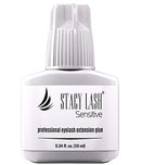 Sensitive Eyelash Extension Glue Stacy Lash (0.34 fl.oz / 10 ml) / Low Fume / 5 Sec Drying time/Retention - 5 Weeks/Professional Use Only Black Adhesive/Individual Semi-Permanent Eyelash Extensions STACY LASH