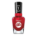 Sally Hansen Miracle Gel Nail Polish, Shade Rhapsody Red 449 (Packaging May Vary) Sally Hansen