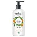 ATTITUDE Super Leaves, Hypoallergenic Hand Soap, Orange Leaves, 16 Fluid Ounce ATTITUDE