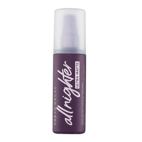Urban Decay All Nighter Ultra Matte Setting Spray - Makeup Finishing Spray - Lasts Up To 16 Hours - Oil & Shine-Controlling Mist - Great for Oily Skin, 4 Ounce URBAN DECAY
