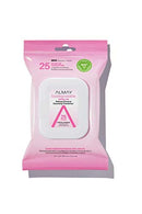 Almay Makeup Remover Cleansing Towelettes, Biodegradable Micellar Water Wipes for Sensitive Skin, Hypoallergenic, Cruelty Free, Fragrance Free, 25 Count Almay