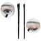 Guoxiaoniu Flat Eyeliner Eyebrow Concealer Brush,Premium Quality Angled EyeBrow Brush Ultra Thin Slanted Flat AngleEyeliner Brush Guoxiaoniu