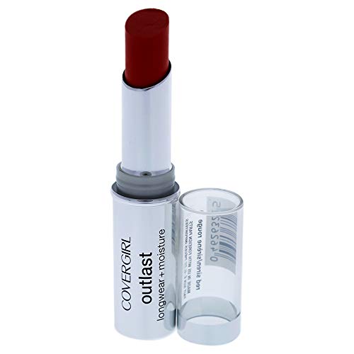 COVERGIRL Outlast Longwear Lipstick Red Siren 915, .12 oz COVERGIRL
