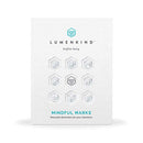 LumenKind, Mindful Marks (Platinum) 31 Tiny Temp Tattoo Mindfulness Stickers - Wearable Reminders for your Intentions. Choose your Focus - Set your Intention - Renew your Commitment LUMENKIND