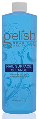 Gelish Nail Surface Cleanse, 16 fl oz. Blue Gelish