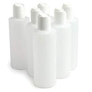 Grand Parfums 4 Oz Natural Color HDPE Squeeze Bottles with Disc Caps, for Lotions, Shampoo, Creams, Soups, and Other Liquids, 6 Count Grand Parfums