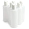 Grand Parfums 4 Oz Natural Color HDPE Squeeze Bottles with Disc Caps, for Lotions, Shampoo, Creams, Soups, and Other Liquids, 6 Count Grand Parfums