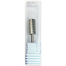 PANA Professional 3/32" Shank Size - Flat Top Large Barrel Silver Carbide Bit 2X Coarse Grit - Nail Drill Bit for Dremel Machine PANA